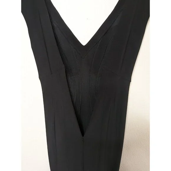 Betsy & Adam Mermaid Gown Size 0 Black Sleeveless Any Occasion Maxi Dress C2 - Picture 10 of 11